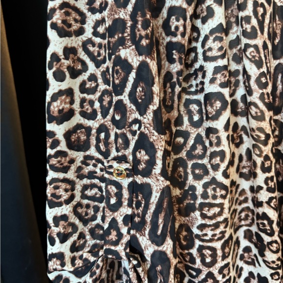 Leopard Print Women's Robe - Picture 5 of 8
